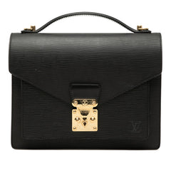 ルイ ヴィトン エピ モンソー ハンドバッグ M52122 ノワール ブラック レザー レディース LOUIS VUITTON 【中古】