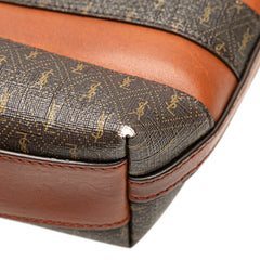 サンローラン ル モノグラム トイ ショッピング トートバッグ ショルダーバッグ 2WAY 600307 ブラウン PVC レザー レディース SAINT LAURENT 【中古】