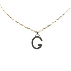グッチ Gロゴ チェーン ペンダントネックレス SV925 シルバー レディース GUCCI 【中古】