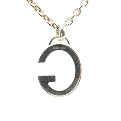 グッチ Gロゴ チェーン ペンダントネックレス SV925 シルバー レディース GUCCI 【中古】