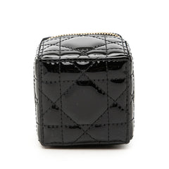 ディオール レディディオール ポーチ 小物入れ 43-MA-0272 ブラック パテントレザー レディース Dior 中古