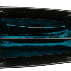 グッチ オフィディア シェリーライン チェーン ショルダーバッグ 503877 レッド ブラック スウェード レザー レディース GUCCI 【中古】