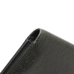 ルイ ヴィトン タイガ ポルトフォイ ユロン 長財布 M30541 ノワール ブラック レザー メンズ LOUIS VUITTON 【中古】