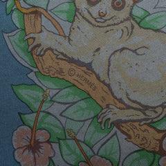 エルメス カレ90 Jungle Love ジャングルラブ アニマル スカーフ 大判スカーフ ダークグリーン シルク レディース HERMES 中古