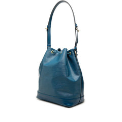 ルイ ヴィトン エピ ノエ ショルダーバッグ M44005 トレドブルー レザー レディース LOUIS VUITTON 中古