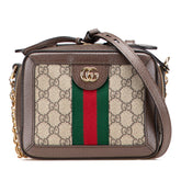 グッチ GGスプリーム オフィディア ショルダーバッグ 602576 ブラウン PVC レザー レディース GUCCI 【中古】