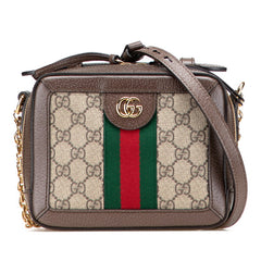 グッチ GGスプリーム オフィディア ショルダーバッグ 602576 ブラウン PVC レザー レディース GUCCI 【中古】