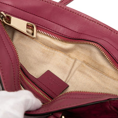 グッチ グッチシマ ブリー スモール ハンドバッグ ショルダーバッグ 2WAY 353121 ピンク レザー レディース GUCCI 【中古】