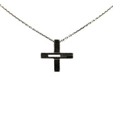 グッチ カットアウトG クロス ネックレス SV925 シルバー レディース GUCCI 【中古】