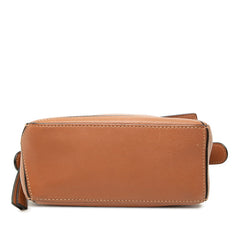 ロエベ パズルバッグ ミニ ハンドバッグ ショルダーバッグ 2WAY ブラウン レザー レディース LOEWE 【中古】