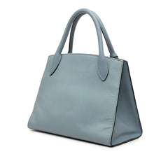 プラダ ハンドバッグ ショルダーバッグ 2WAY ブルー ライトブルー サフィアーノレザー レディース PRADA 【中古】