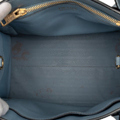 プラダ ハンドバッグ ショルダーバッグ 2WAY ブルー ライトブルー サフィアーノレザー レディース PRADA 【中古】