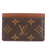 ルイ ヴィトン モノグラム ポルトカルト サーンプル カードケース 名刺入れ M61733 ブラウン PVC レザー レディース LOUIS VUITTON 【中古】