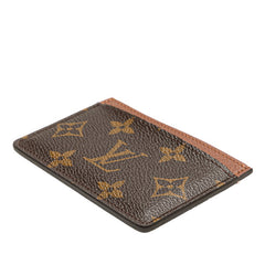 ルイ ヴィトン モノグラム ポルトカルト サーンプル カードケース 名刺入れ M61733 ブラウン PVC レザー レディース LOUIS VUITTON 【中古】