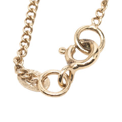 シャネル カメリア ココマーク フラワーモチーフ ネックレス ゴールド レッド ピンク メッキ レディース CHANEL 【中古】