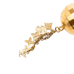 ルイ ヴィトン ポルトクレグリッター キーホルダー キーリング キーチャーム M65379 ゴールド メッキ レディース LOUIS VUITTON 【中古】