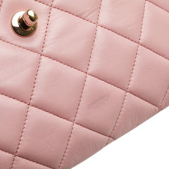 シャネル マトラッセ トレンディCC ハンドバッグ チェーン ショルダーバッグ 2WAY ピンク ラムスキン レディース CHANEL 【中古】
