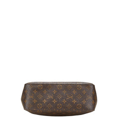 ルイ ヴィトン モノグラム ルーピングGM ワンショルダーバッグ M51145 ブラウン PVC レザー レディース LOUIS VUITTON 【中古】