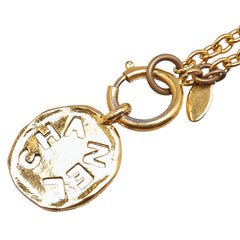 シャネル チェーン ペンダントネックレス ゴールド メッキ レディース CHANEL 【中古】