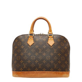 ルイ ヴィトン モノグラム アルマPM ハンドバッグ M51130 ブラウン PVC レザー レディース LOUIS VUITTON 【中古】