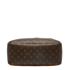 ルイ ヴィトン モノグラム ドーヴィル ハンドバッグ M47270 ブラウン PVC レザー レディース LOUIS VUITTON 【中古】