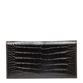 エルメス MC2フレミング 長財布 ブラック アリゲーター レディース HERMES 【中古】