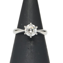 Pt900 プラチナ ダイヤ1.028ct リング 指輪 レディース 9号 【中古】