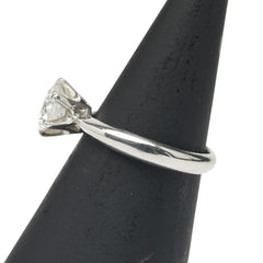 Pt900 プラチナ ダイヤ1.028ct リング 指輪 レディース 9号 【中古】