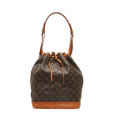 ルイ ヴィトン モノグラム ノエ ワンショルダーバッグ M42224 ブラウン PVC レザー レディース LOUIS VUITTON 【中古】