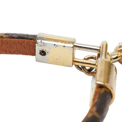 ルイ ヴィトン モノグラム ヴィヴィアンヌ ブレスレット M6773 ブラウン PVC メッキ レディース LOUIS VUITTON 【中古】