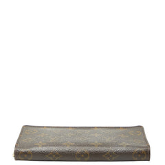 ルイ ヴィトン モノグラム ポルトモネ ジップ ラウンドファスナー 長財布 M61727 ブラウン PVC レザー レディース LOUIS VUITTON 【中古】