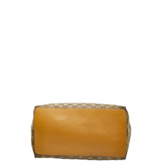 グッチ GGキャンバス トートバッグ 002 1097 ベージュ ブラウン キャンバス レザー レディース GUCCI 【中古】