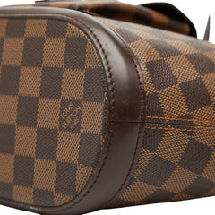 ルイ ヴィトン ダミエ マノスクPM ショルダーバッグ トートバッグ N51121 ブラウン PVC レザー レディース LOUIS VUITTON 【中古】