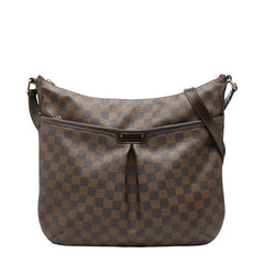 ルイ ヴィトン ダミエ ブルームズベリGM 斜め掛け ショルダーバッグ N42250 ブラウン PVC レザー レディース LOUIS VUITTON 【中古】