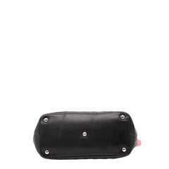 シャネル カンボンライン ココマーク ラージ トートバッグ ブラック ラムスキン レディース CHANEL 【中古】