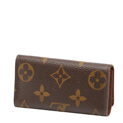 ルイ ヴィトン モノグラム ミュルティクレ4 キーケース M69517 ブラウン PVC レザー レディース LOUIS VUITTON 【中古】