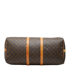 ルイ ヴィトン モノグラム キーポル バンドリエール 55 ボストンバッグ ショルダーバッグ 2WAY M41414 ブラウン PVC レザー レディース LOUIS VUITTON 【中古】