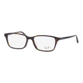 レイバン メガネ 伊達メガネ PCメガネ 度無し ブラウン プラスチック レディース Ray-Ban 【中古】