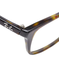 レイバン メガネ 伊達メガネ PCメガネ 度無し ブラウン プラスチック レディース Ray-Ban 【中古】