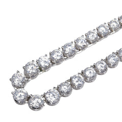 ノーブランド ネックレス ブレスレット 2点 セット SV925 シルバー ラインストーン レディース no brand 【中古】