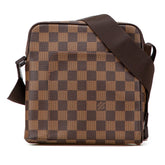 ルイ ヴィトン ダミエ オラフPM 斜め掛け ショルダーバッグ N41442 ブラウン PVC レザー レディース LOUIS VUITTON 【中古】
