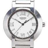 エルメス ノマード 腕時計 NO1.710 キネティック ホワイト文字盤 ステンレススチール メンズ HERMES 【中古】