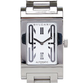ブルガリ レッタンゴロ 腕時計 RT45S 自動巻き ホワイト文字盤 ステンレススチール メンズ BVLGARI 【中古】