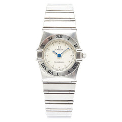 オメガ コンステレーション 腕時計 クオーツ シルバー文字盤 ステンレススチール レディース OMEGA 【中古】