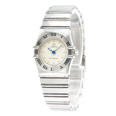 オメガ コンステレーション 腕時計 クオーツ シルバー文字盤 ステンレススチール レディース OMEGA 【中古】