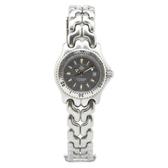 タグホイヤー セル 腕時計 WG1313-0 クオーツ グレー文字盤 ステンレススチール レディース TAG HEUER 【中古】