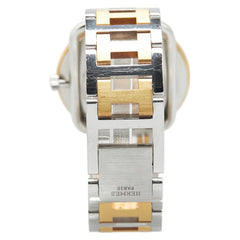 エルメス アルソー 腕時計 クオーツ ゴールド文字盤 ステンレススチール メッキ レディース HERMES 【中古】