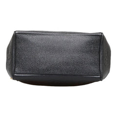 シャネル ココマーク ハンドバッグ トートバッグ ブラック ゴールド マットキャビアスキン レディース CHANEL 【中古】