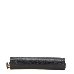 バレンシアガ 二つ折り財布 コンパクトウォレット 650871 ブラック レザー レディース BALENCIAGA 【中古】