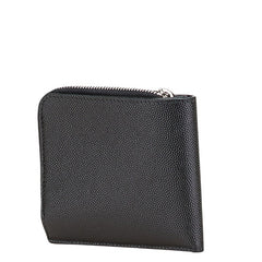 サンローラン イーストウエスト 二つ折り財布 コンパクトウォレット 556268 ブラック レザー メンズ SAINT LAURENT 【中古】